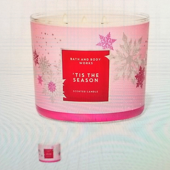 NWT BBW 'Tis The Season Candle - Picture 1 of 5
